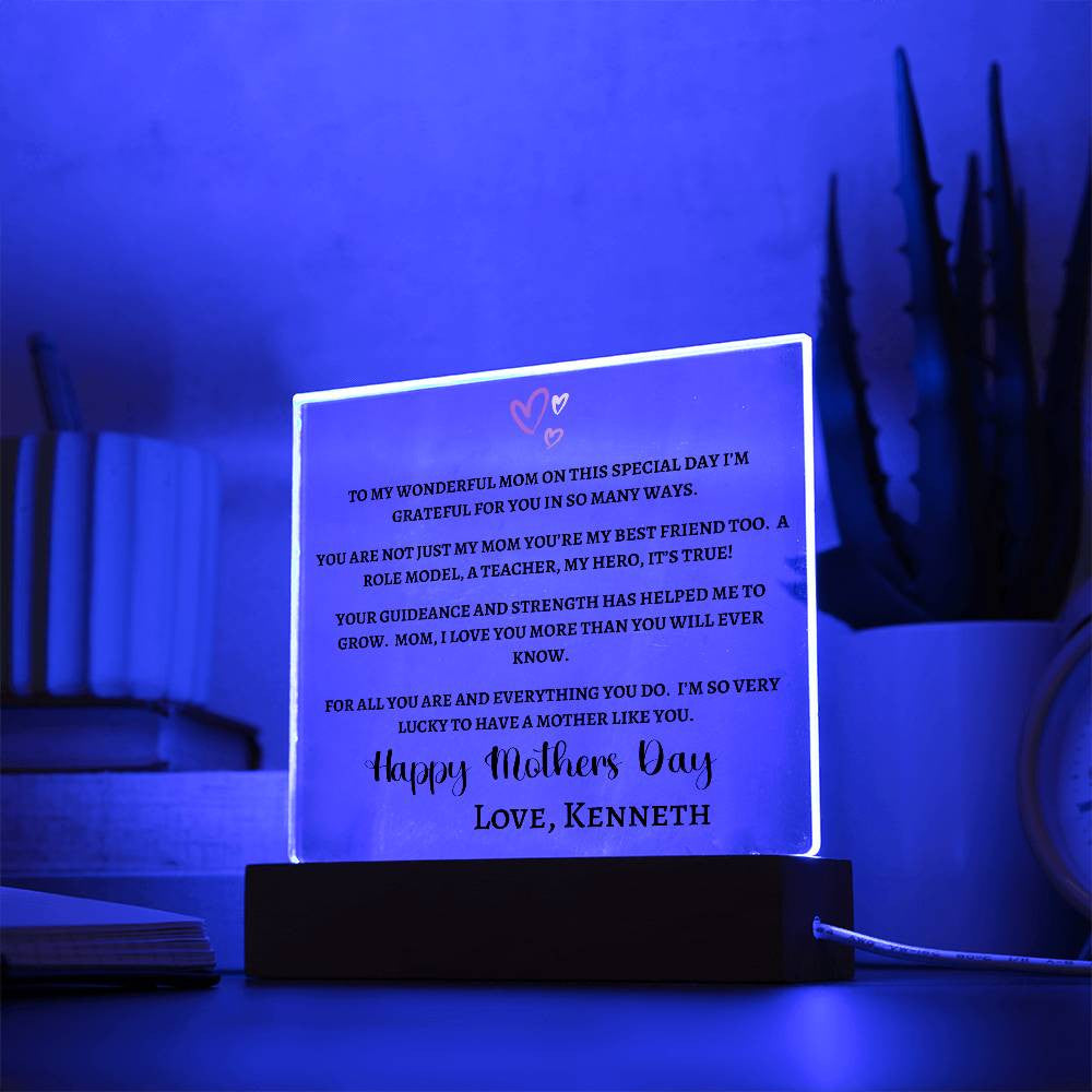 MOTHERS DAY PLAQUE