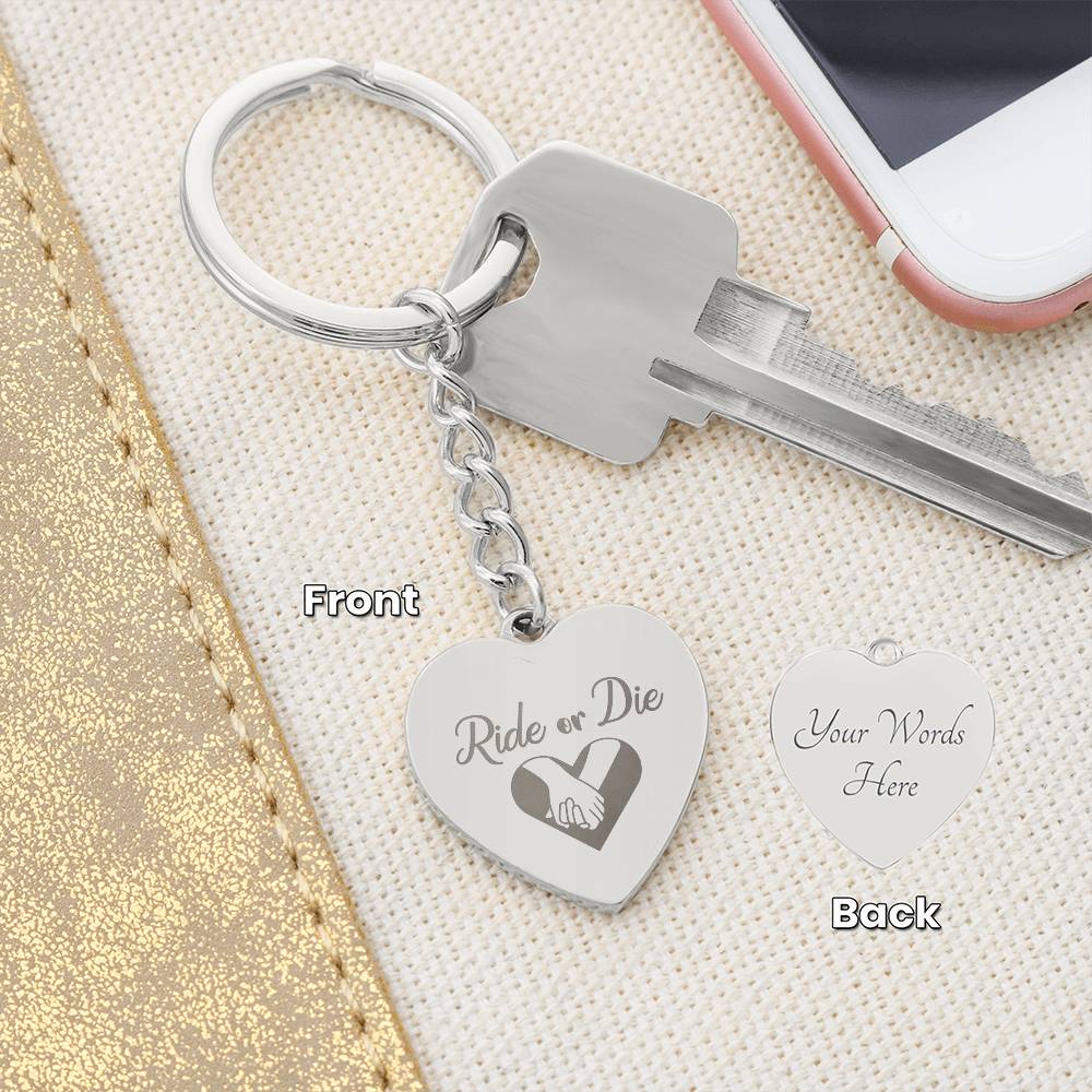 RIDE OR DIE KEY CHAIN