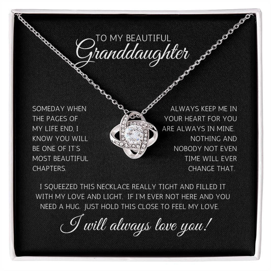 CHERISHING BONDS WITH MY  GRANDDAUGHTER NECKLACE