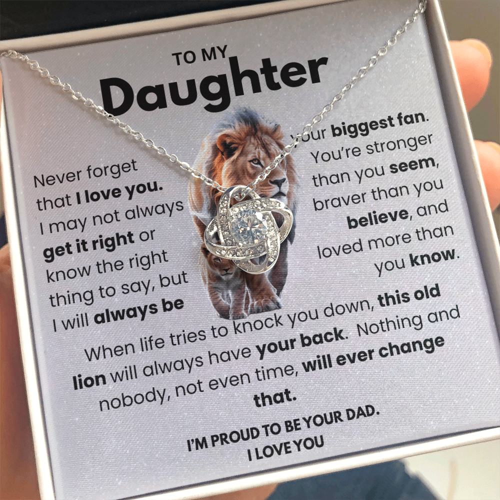 To My Daughter Necklace – Heartfelt Gift from Dad
