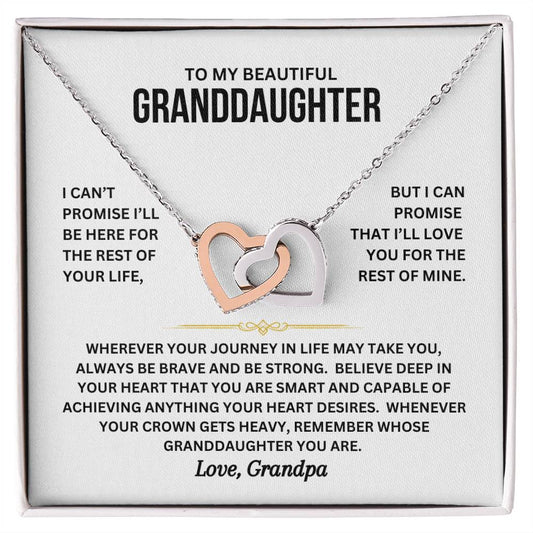 Grandpa’s Gift of Love |  Interlocking Hearts Keepsake