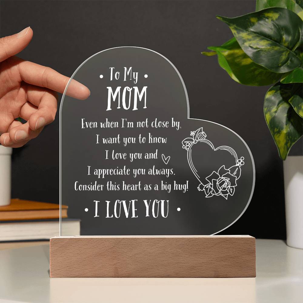 Gifts for Mom | Night Light | Mom Birthday Gifts On Mother's Day | Unique Gifts | Wht