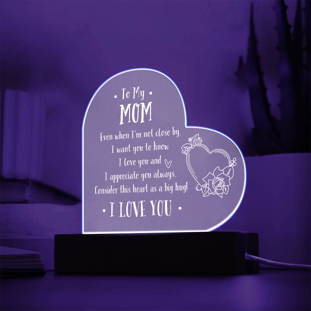 Gifts for Mom | Night Light | Mom Birthday Gifts On Mother's Day | Unique Gifts | Wht