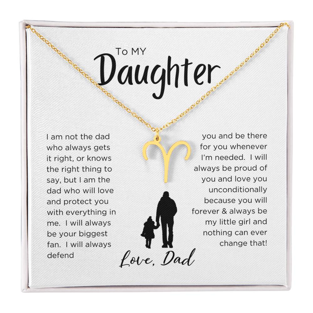 STARS ALIGN: ZODIAC NECKLACE GIFT FROM DAD TO DAUGHTER