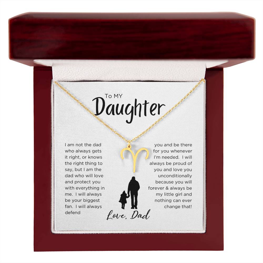 STARS ALIGN: ZODIAC NECKLACE GIFT FROM DAD TO DAUGHTER