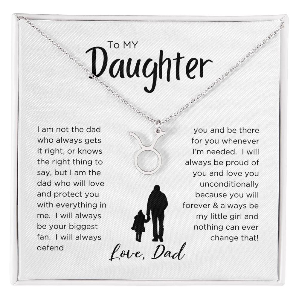 STARS ALIGN: ZODIAC NECKLACE GIFT FROM DAD TO DAUGHTER