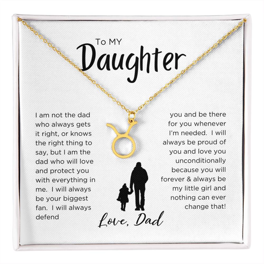 STARS ALIGN: ZODIAC NECKLACE GIFT FROM DAD TO DAUGHTER
