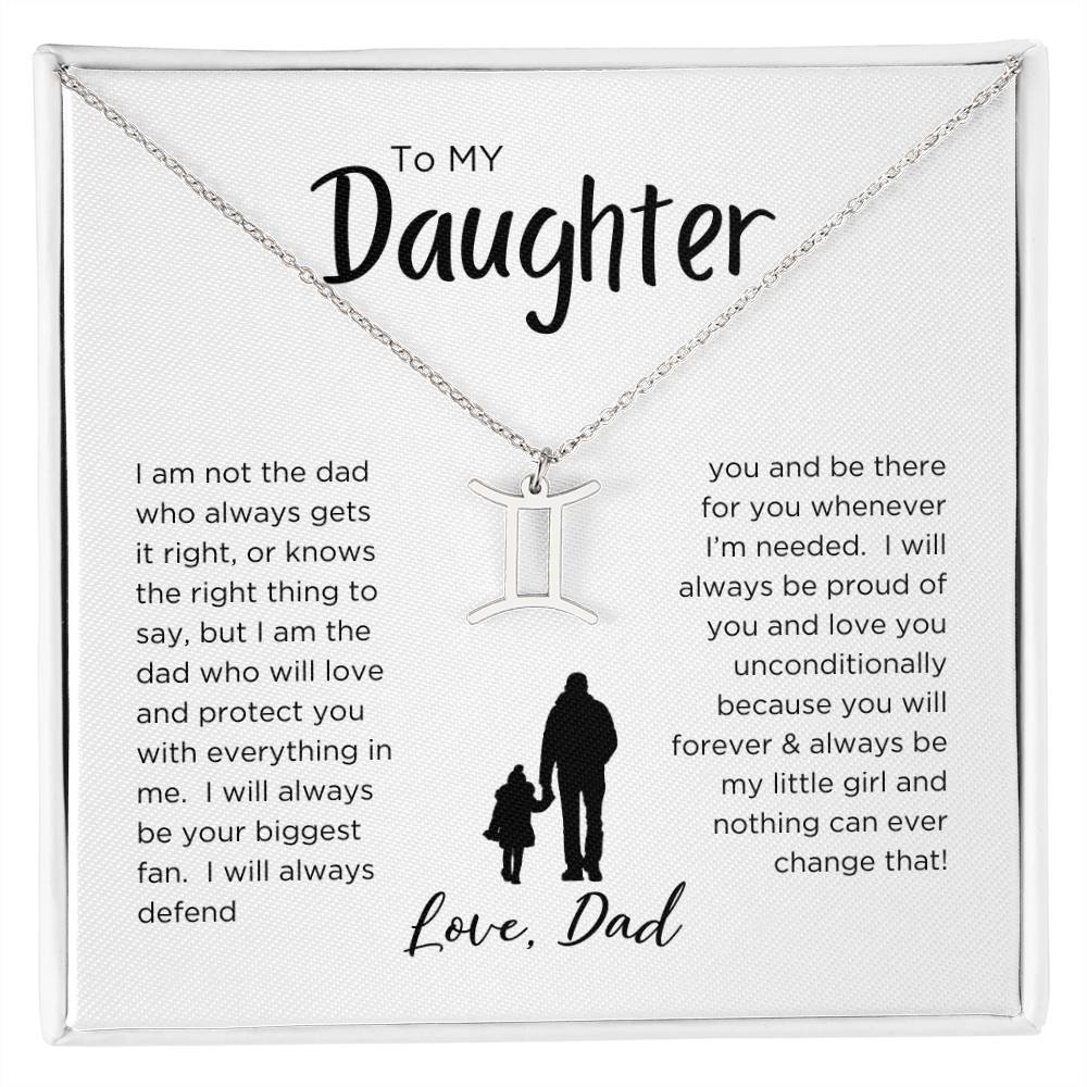 STARS ALIGN: ZODIAC NECKLACE GIFT FROM DAD TO DAUGHTER