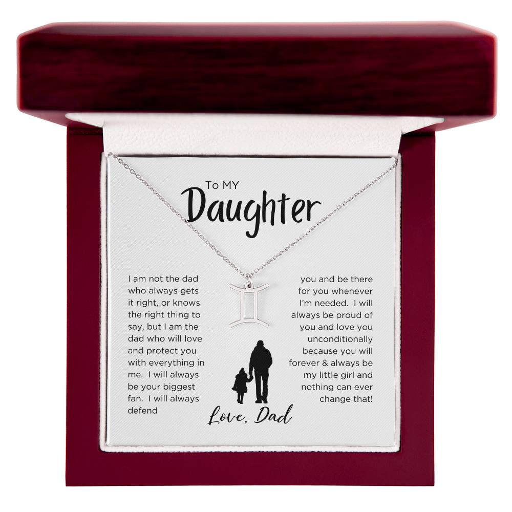 STARS ALIGN: ZODIAC NECKLACE GIFT FROM DAD TO DAUGHTER