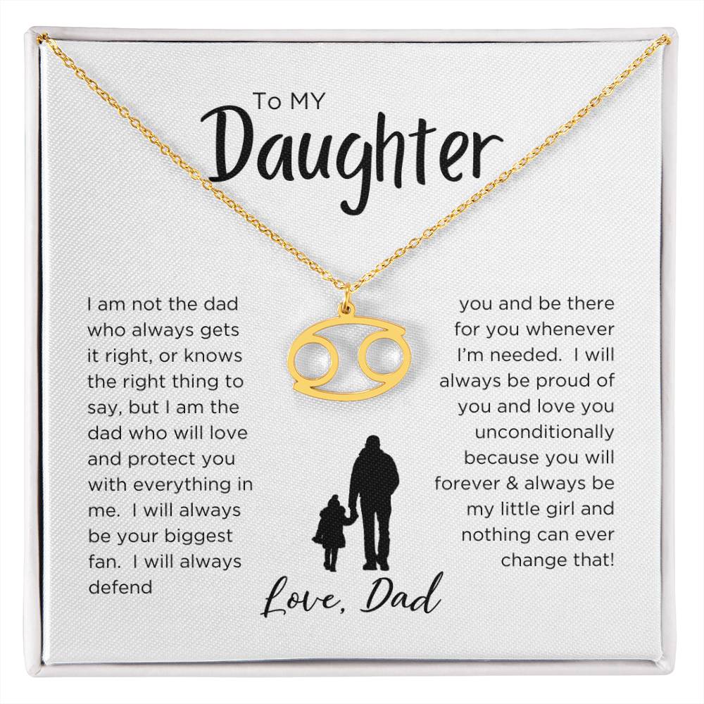 STARS ALIGN: ZODIAC NECKLACE GIFT FROM DAD TO DAUGHTER