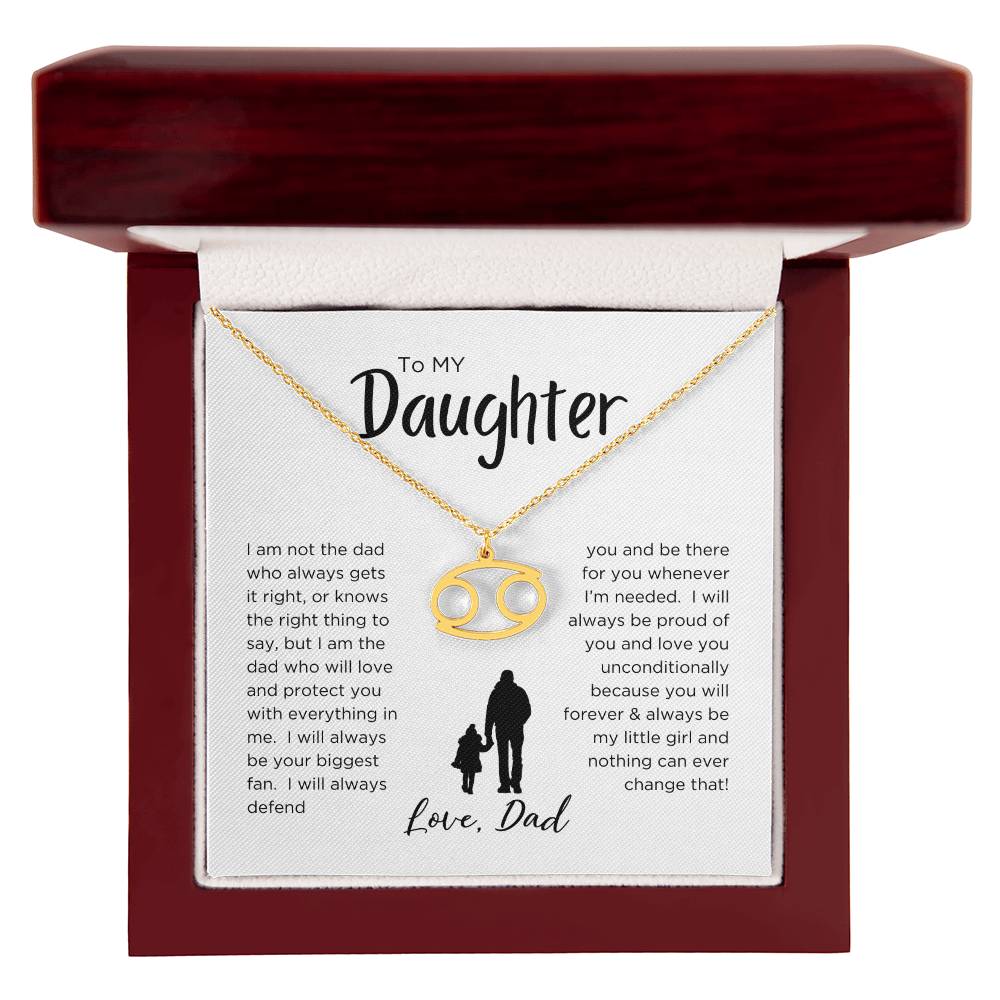 STARS ALIGN: ZODIAC NECKLACE GIFT FROM DAD TO DAUGHTER