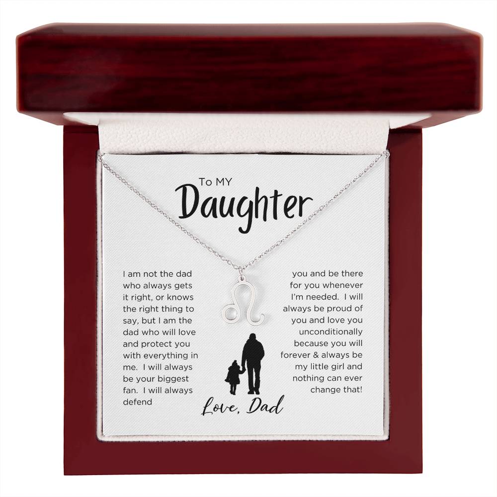 STARS ALIGN: ZODIAC NECKLACE GIFT FROM DAD TO DAUGHTER