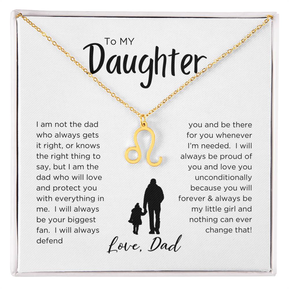 STARS ALIGN: ZODIAC NECKLACE GIFT FROM DAD TO DAUGHTER