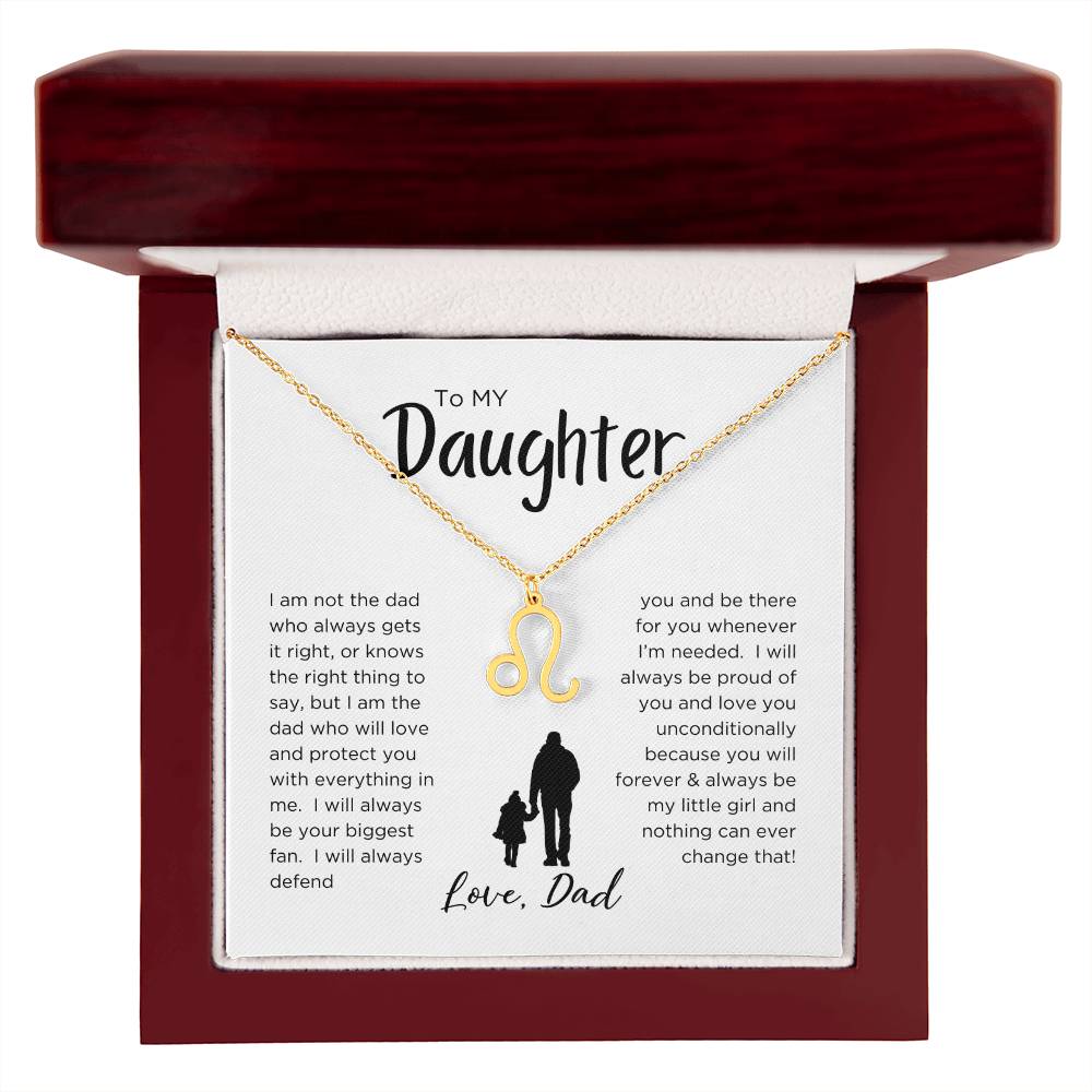 STARS ALIGN: ZODIAC NECKLACE GIFT FROM DAD TO DAUGHTER