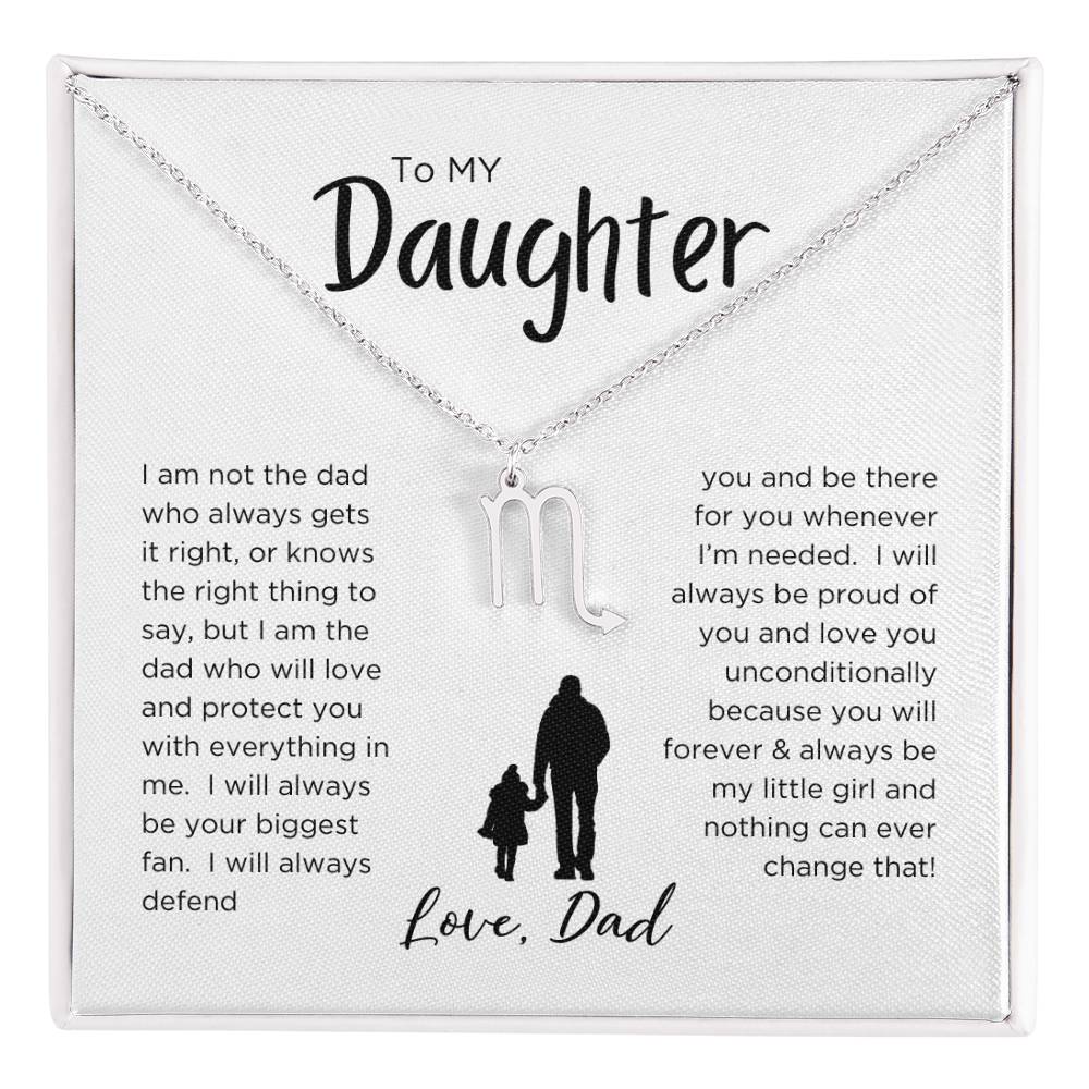 STARS ALIGN: ZODIAC NECKLACE GIFT FROM DAD TO DAUGHTER