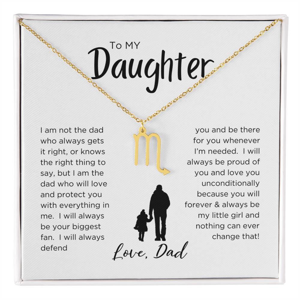 STARS ALIGN: ZODIAC NECKLACE GIFT FROM DAD TO DAUGHTER