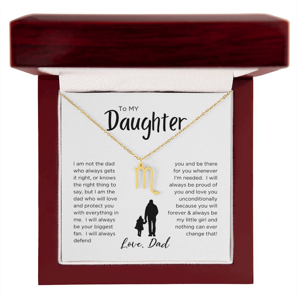 STARS ALIGN: ZODIAC NECKLACE GIFT FROM DAD TO DAUGHTER