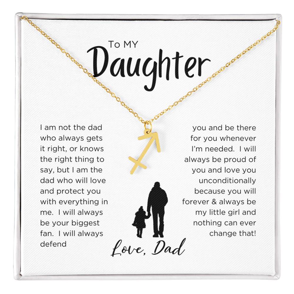 STARS ALIGN: ZODIAC NECKLACE GIFT FROM DAD TO DAUGHTER