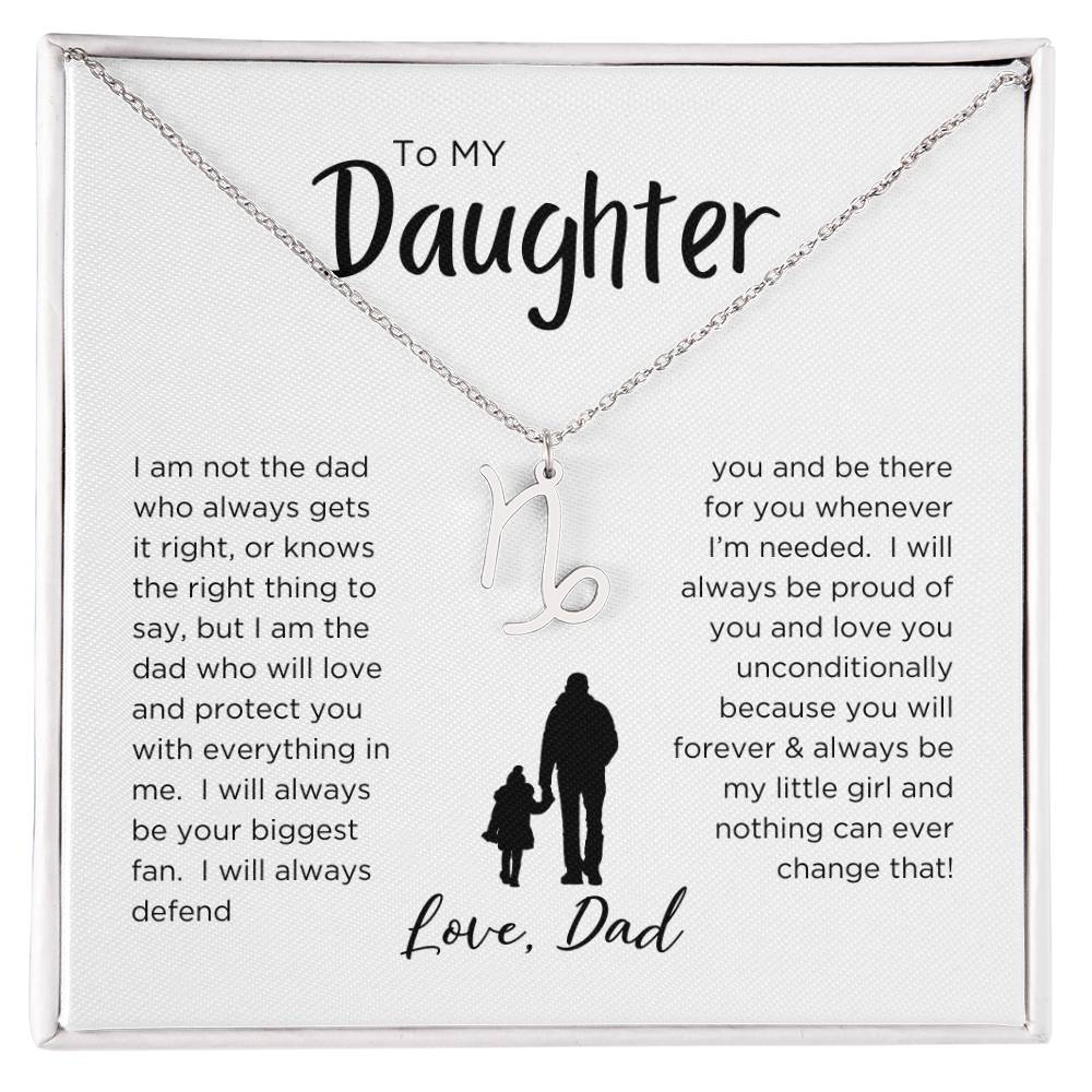 STARS ALIGN: ZODIAC NECKLACE GIFT FROM DAD TO DAUGHTER