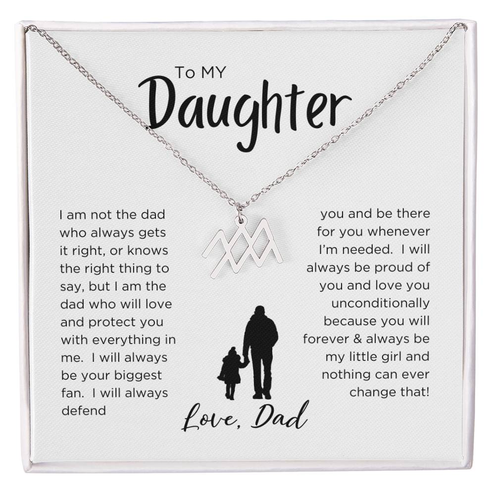 STARS ALIGN: ZODIAC NECKLACE GIFT FROM DAD TO DAUGHTER