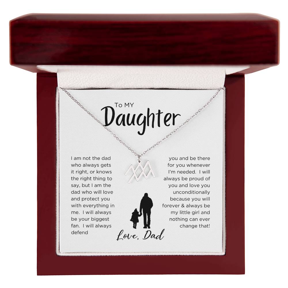 STARS ALIGN: ZODIAC NECKLACE GIFT FROM DAD TO DAUGHTER