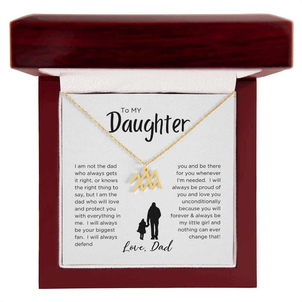 STARS ALIGN: ZODIAC NECKLACE GIFT FROM DAD TO DAUGHTER