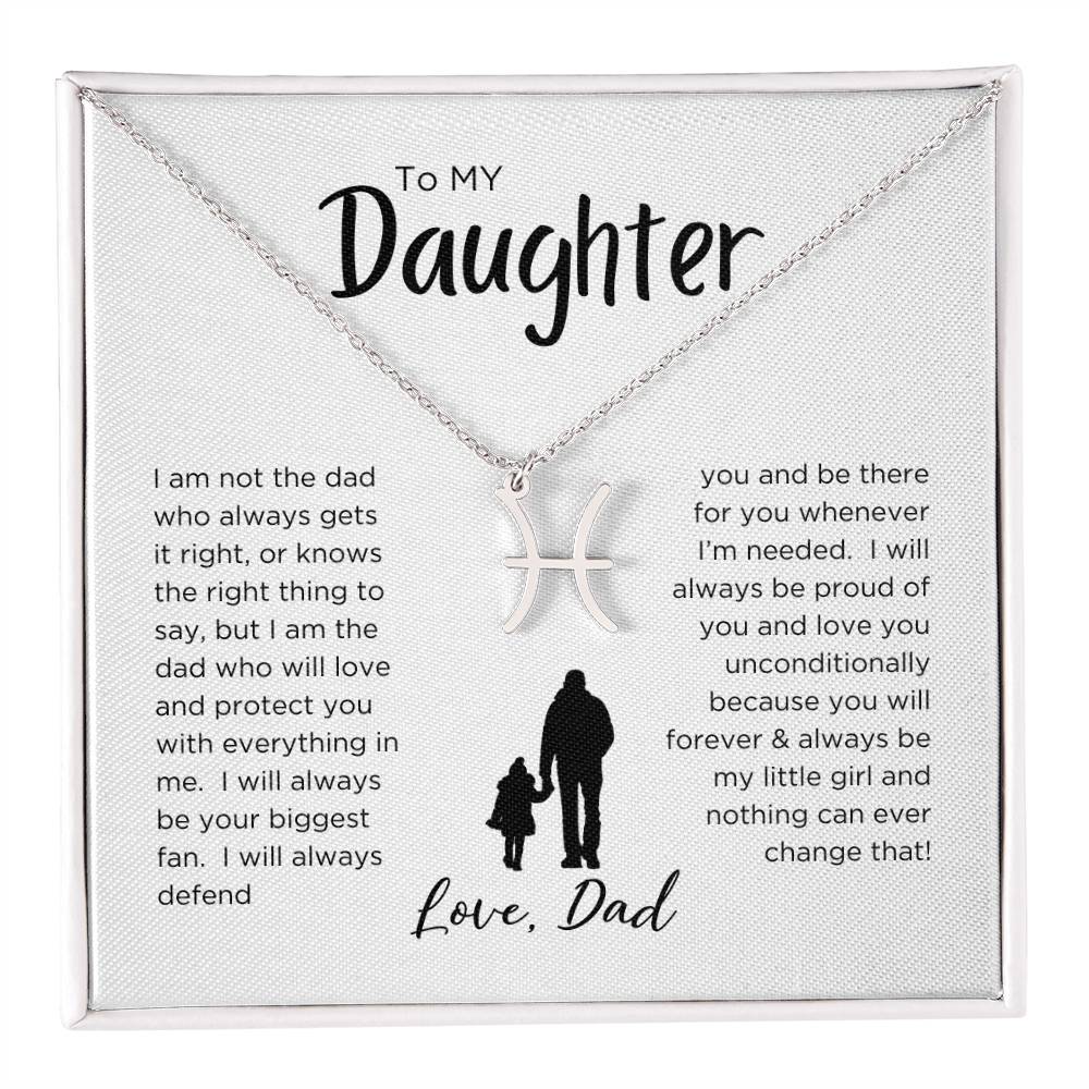 STARS ALIGN: ZODIAC NECKLACE GIFT FROM DAD TO DAUGHTER