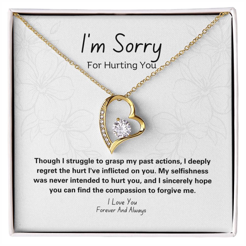 I'M SORRY " FOREVER MY LOVE NECKLACE