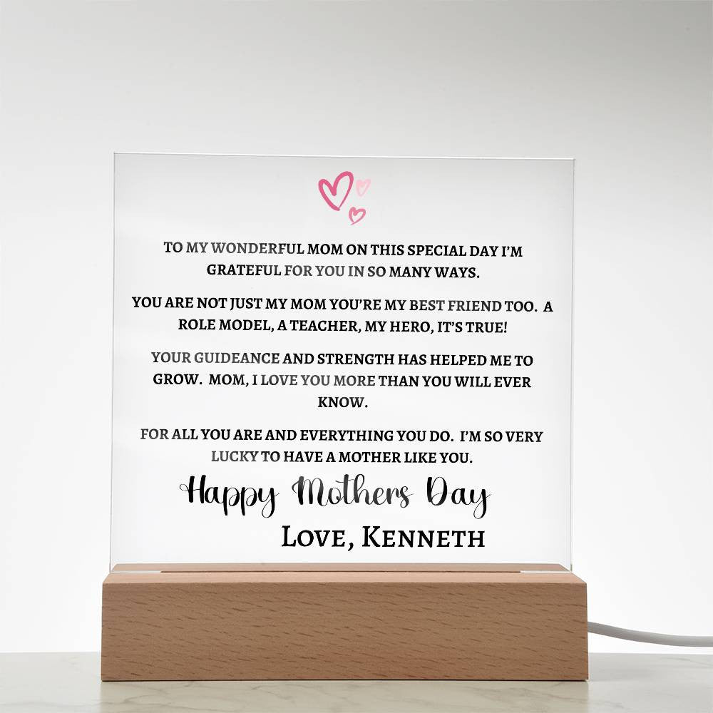 MOTHERS DAY PLAQUE
