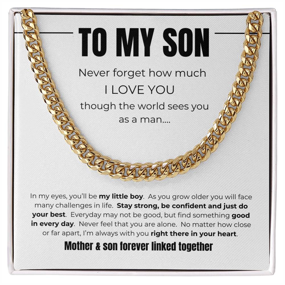 Forever Bond: Mother & Son Necklace