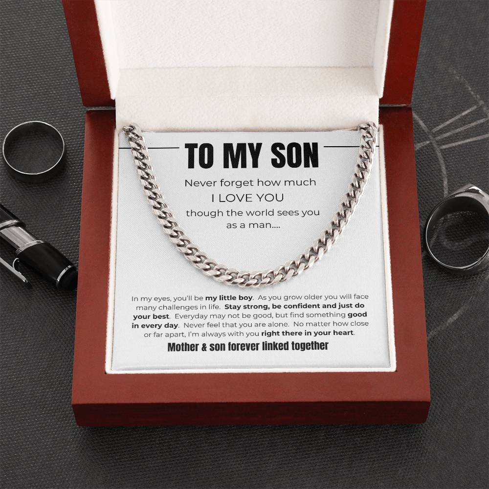 Forever Bond: Mother & Son Necklace