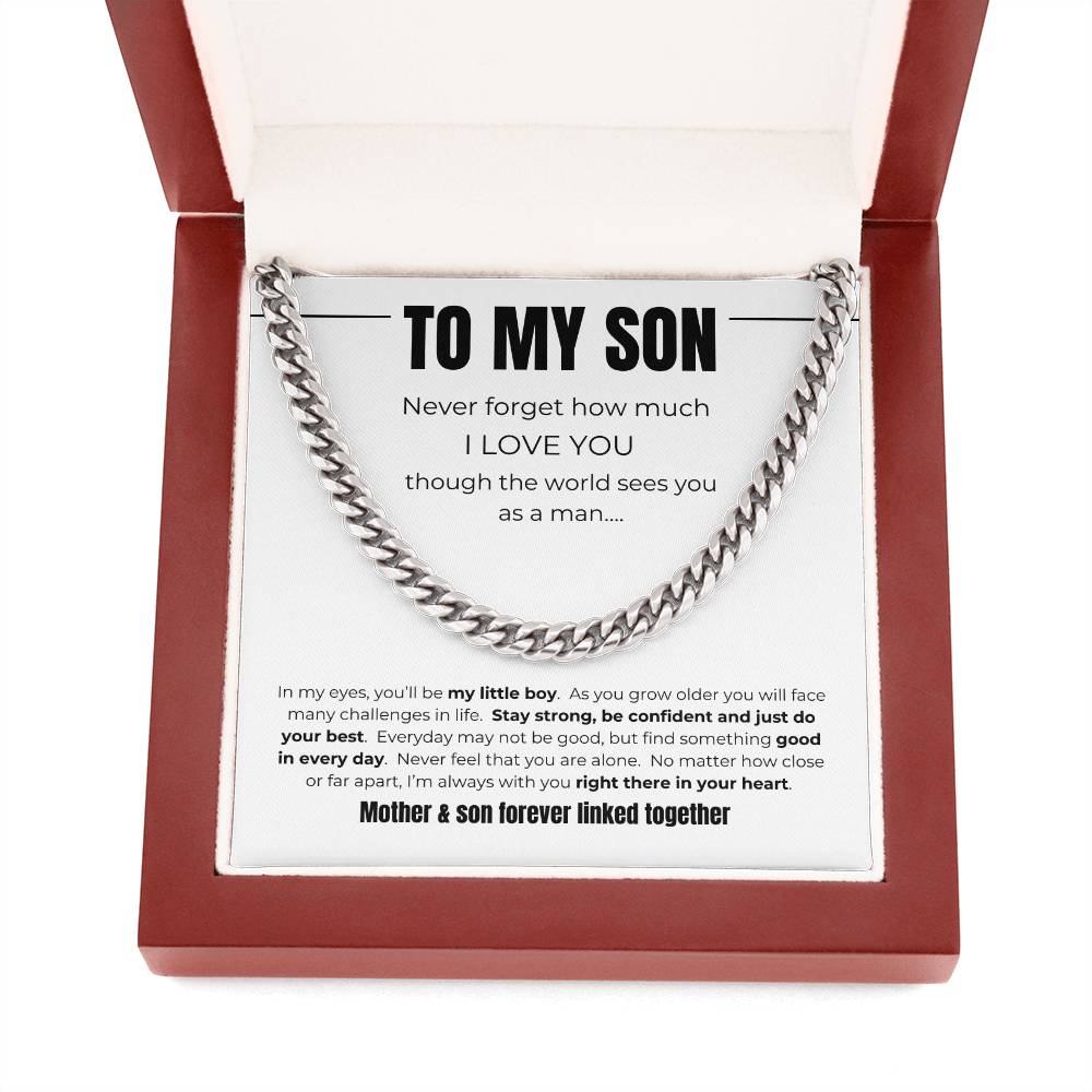 Forever Bond: Mother & Son Necklace
