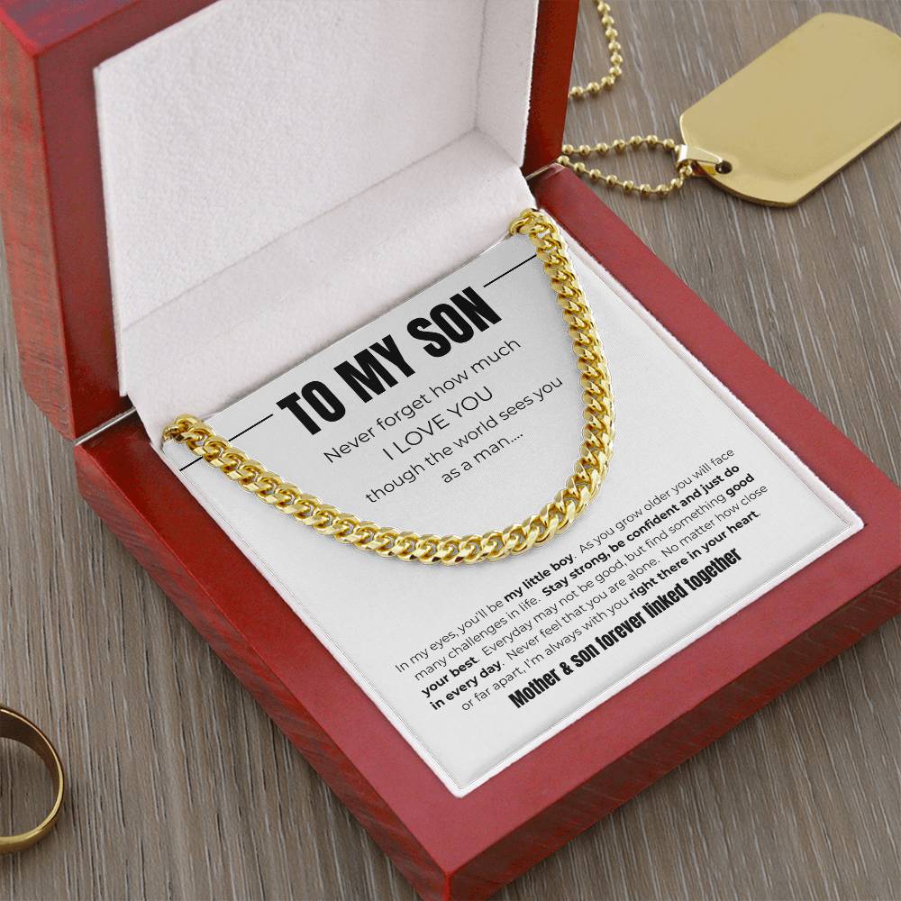 Forever Bond: Mother & Son Necklace
