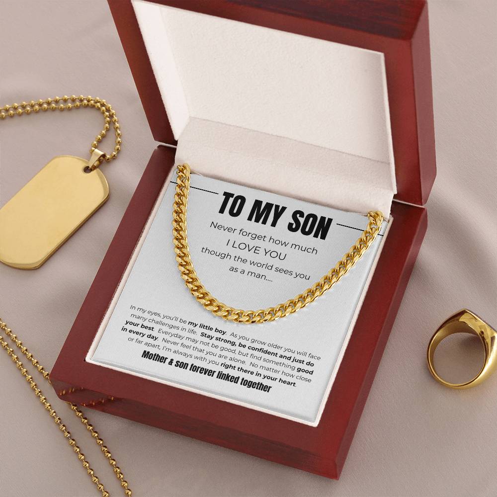 Forever Bond: Mother & Son Necklace