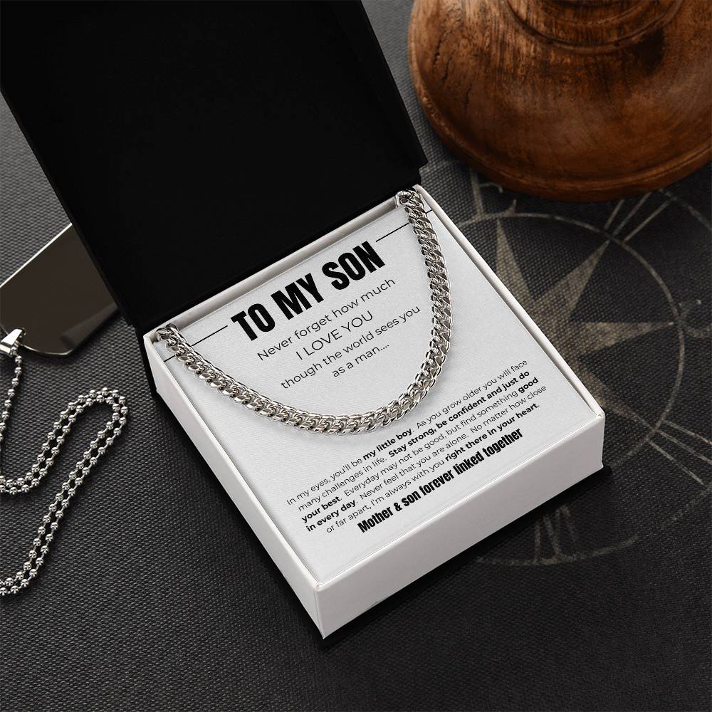 Forever Bond: Mother & Son Necklace