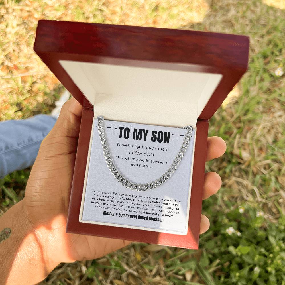 Forever Bond: Mother & Son Necklace