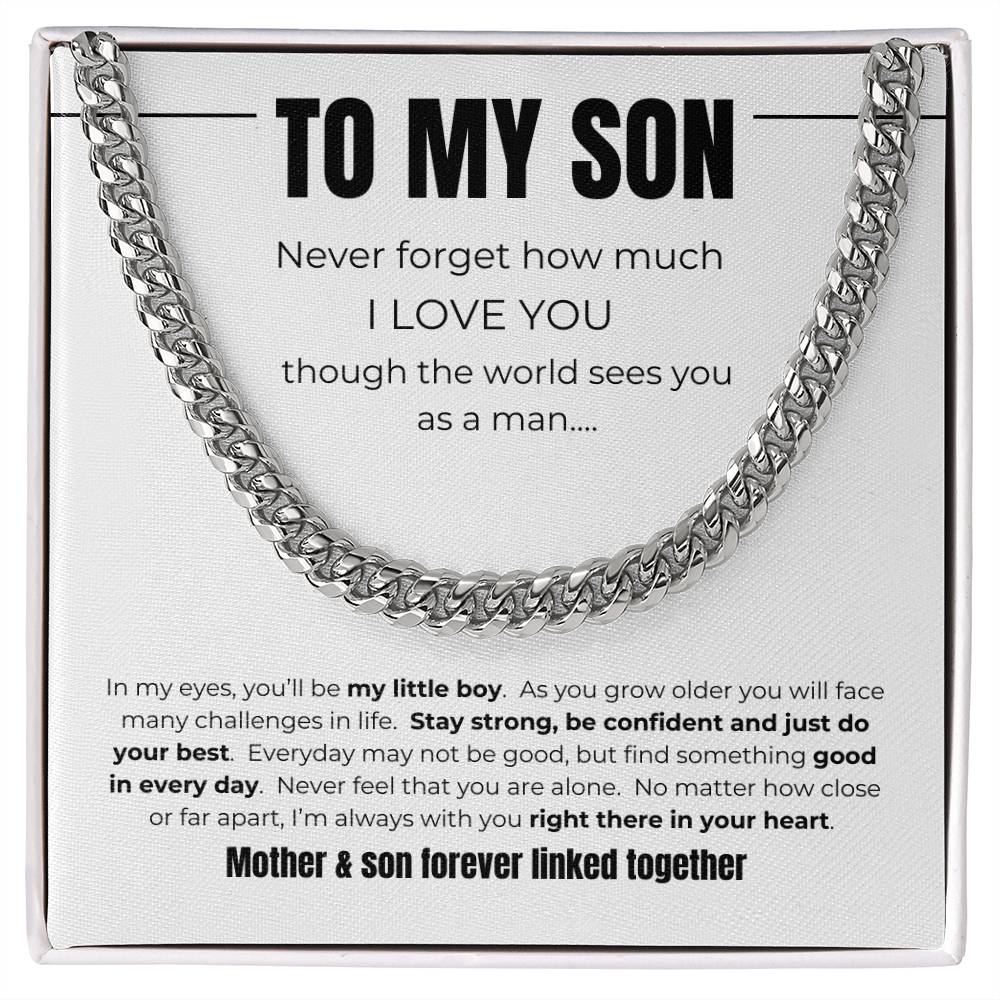 Forever Bond: Mother & Son Necklace