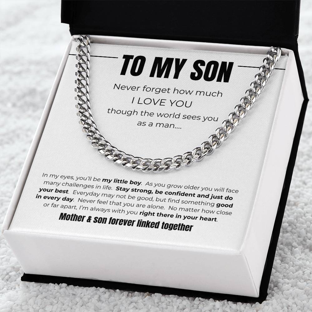 Forever Bond: Mother & Son Necklace