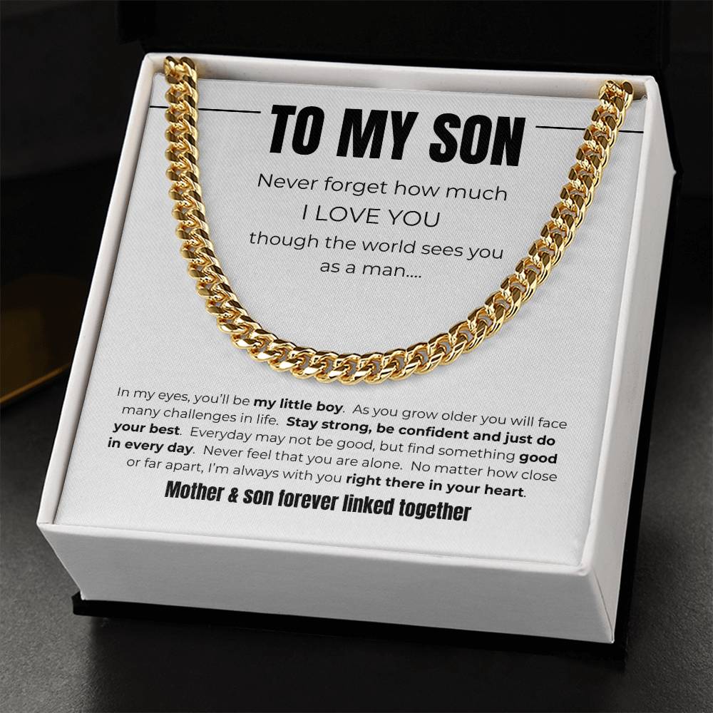 Forever Bond: Mother & Son Necklace