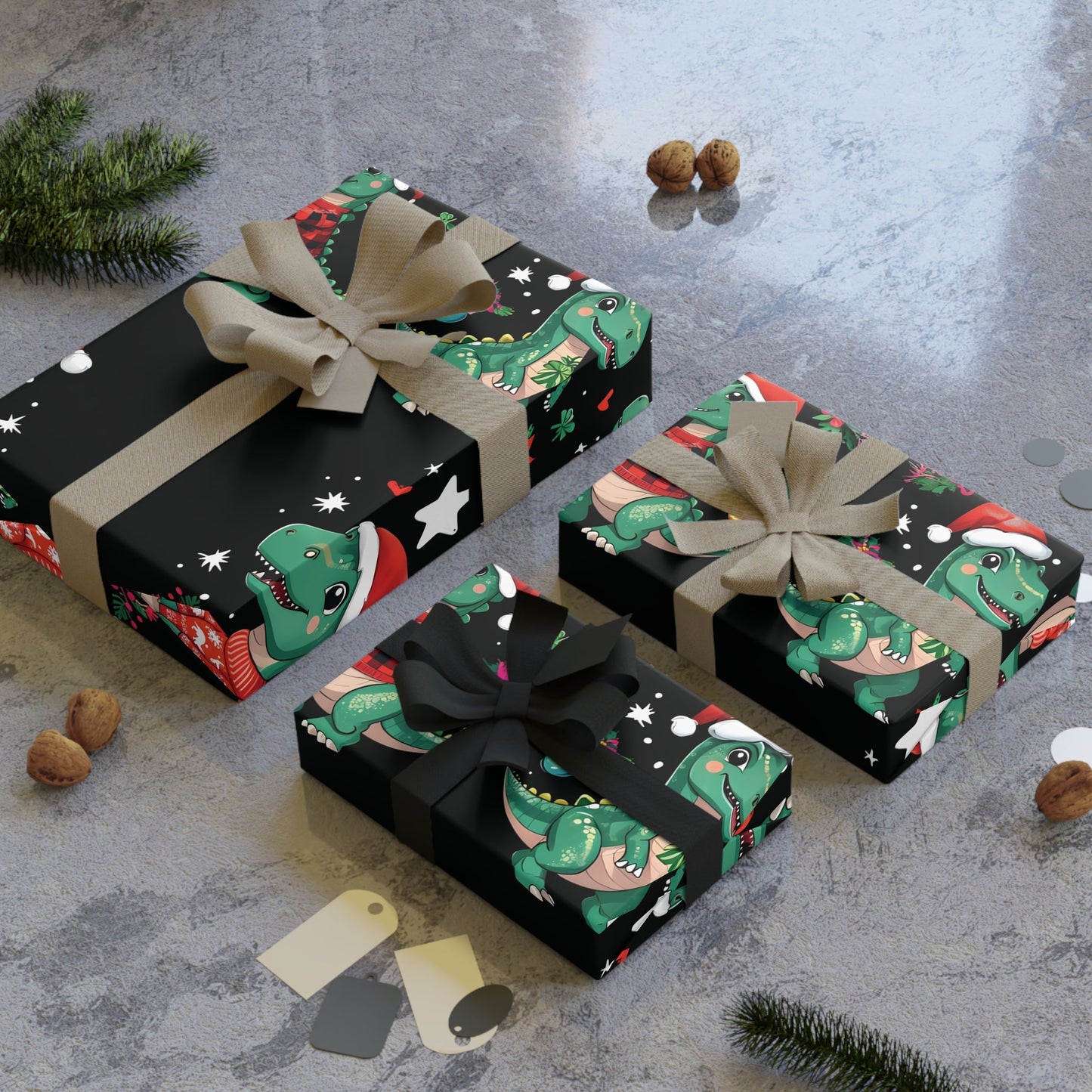 Dino Gift Wrap Delight