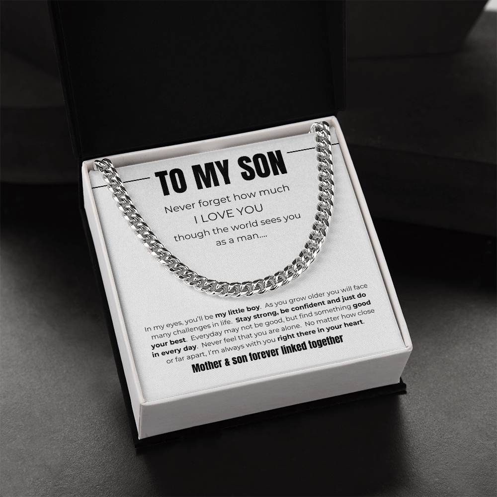 Forever Bond: Mother & Son Necklace