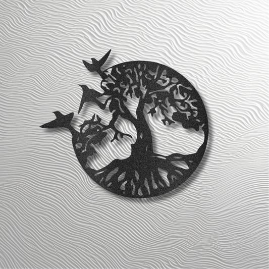 Take Flight Tree Wall Art –  Metal Wall Decor for Home or Office