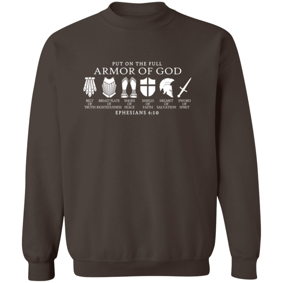 Full Armor of God Sweatshirt | Faith-Based Comfort & Style