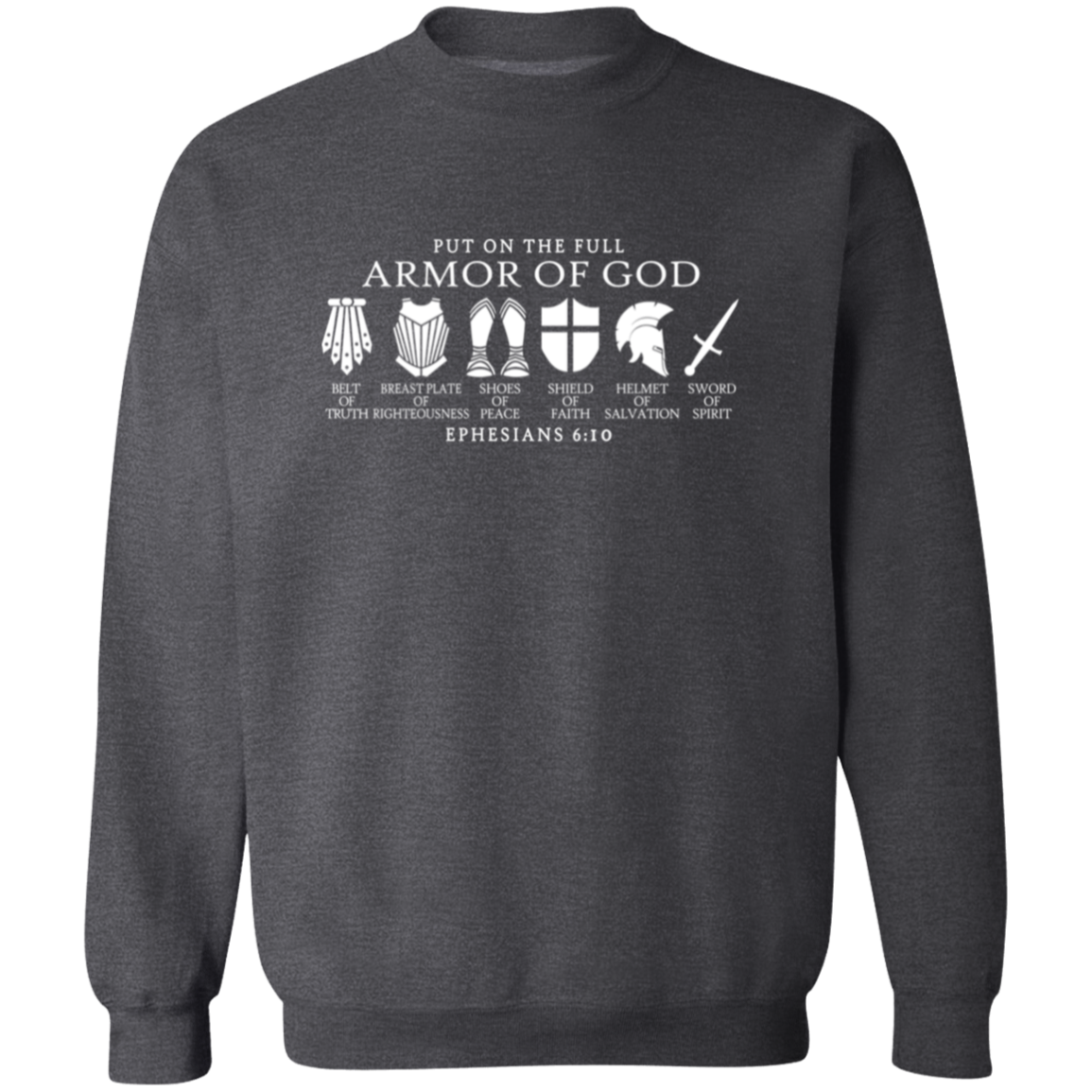 Full Armor of God Sweatshirt | Faith-Based Comfort & Style