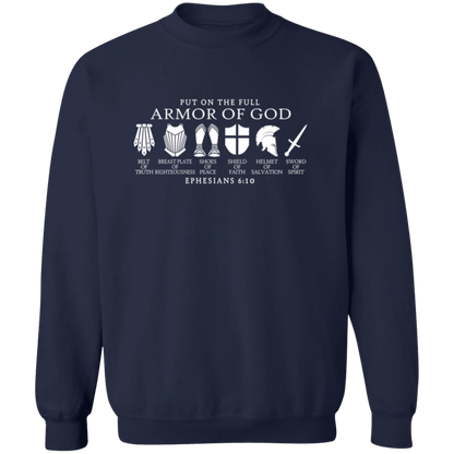 Full Armor of God Sweatshirt | Faith-Based Comfort & Style