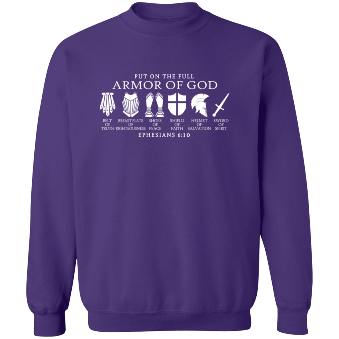 Full Armor of God Sweatshirt | Faith-Based Comfort & Style