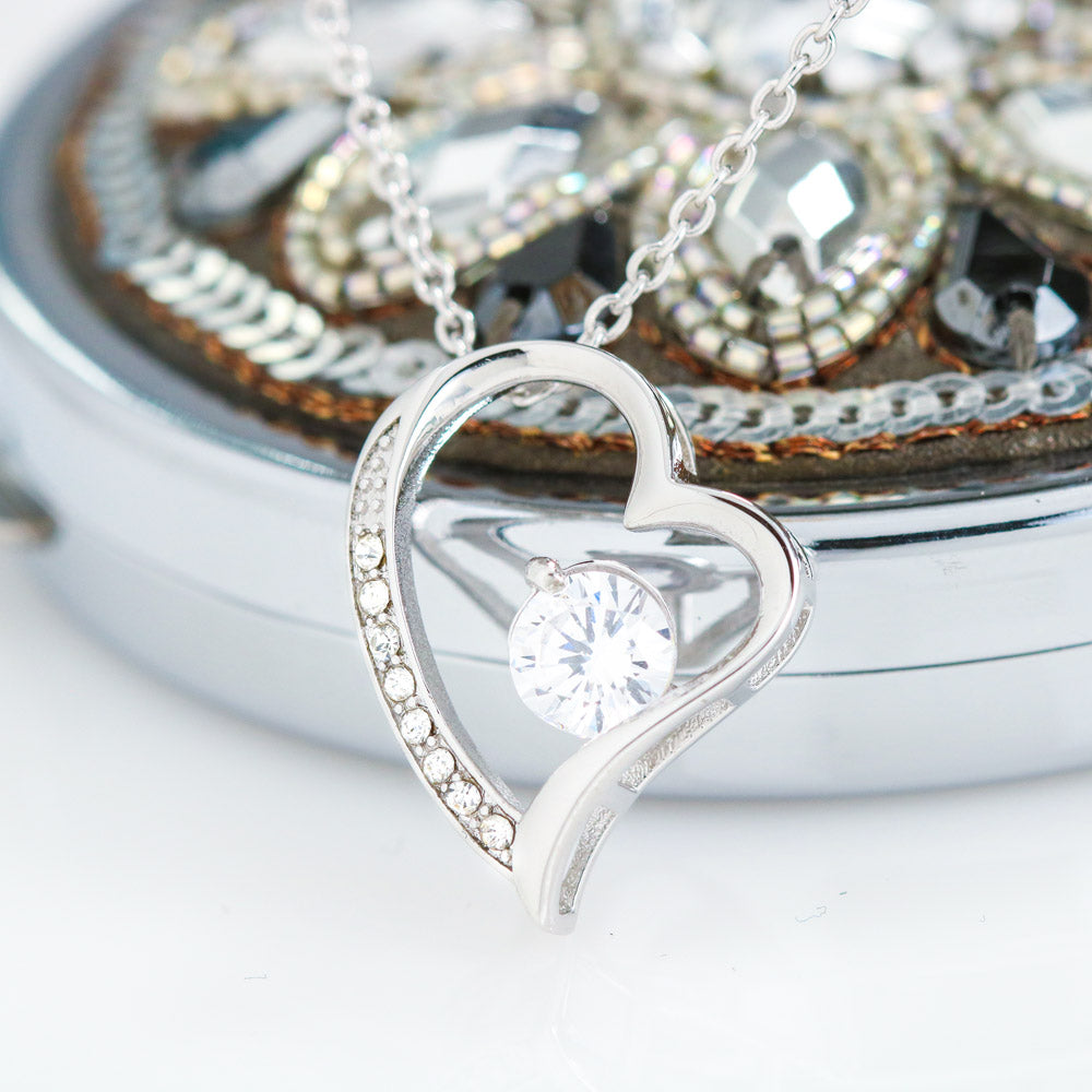 To My Granddaughter – "No Matter What" Forever Love Necklace