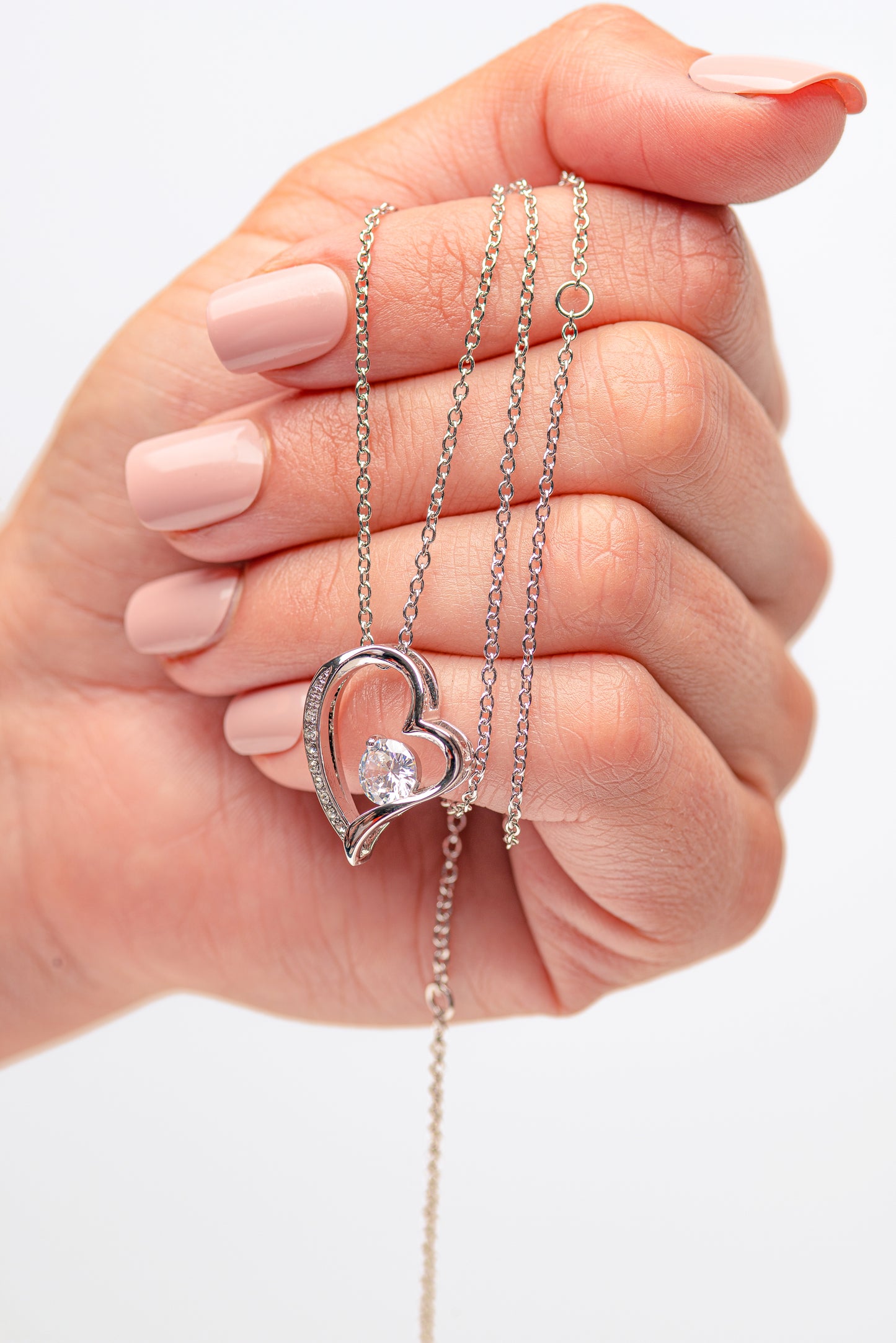 To My Granddaughter – "No Matter What" Forever Love Necklace