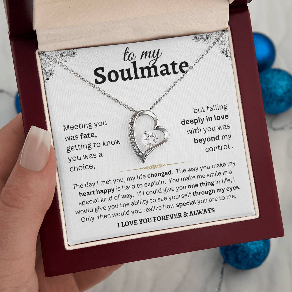 To My Forever Person – Soulmate Love Pendant