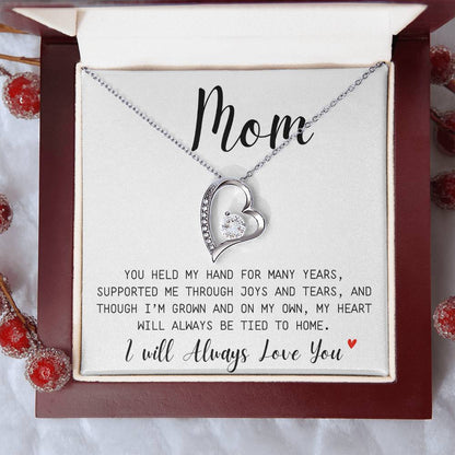 Mom You've Held My Hand For Many Years | Supported  Me | Forever Love Necklace